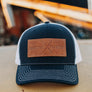 IT006 - Ind. Trad. Leather Patch Trucker Hat