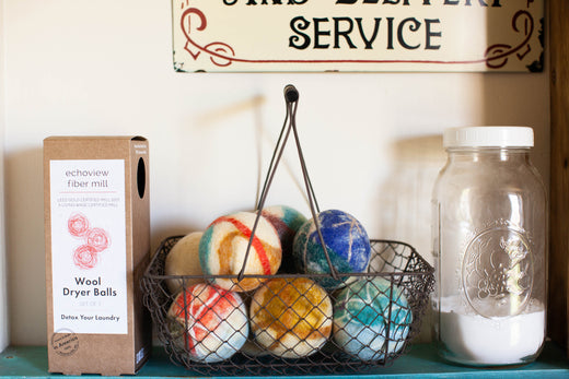 Reusable Multi Colored Wool Dryer Balls