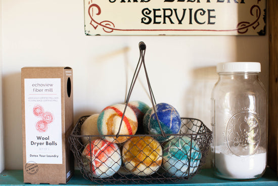 Reusable Multi Colored Wool Dryer Balls