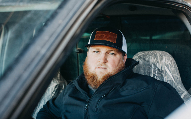 IT006 - Ind. Trad. Leather Patch Trucker Hat