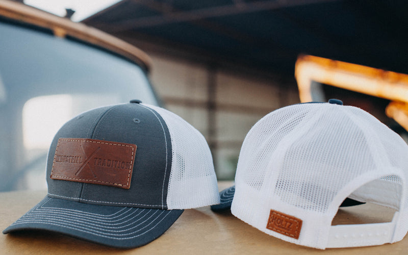 IT006 - Ind. Trad. Leather Patch Trucker Hat
