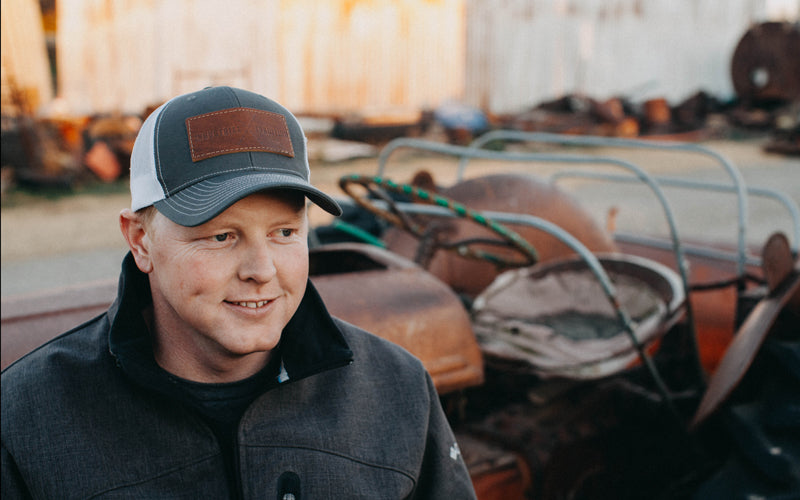 IT006 - Ind. Trad. Leather Patch Trucker Hat