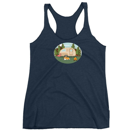 Camp Out | Women's Racerback Tank (XL)