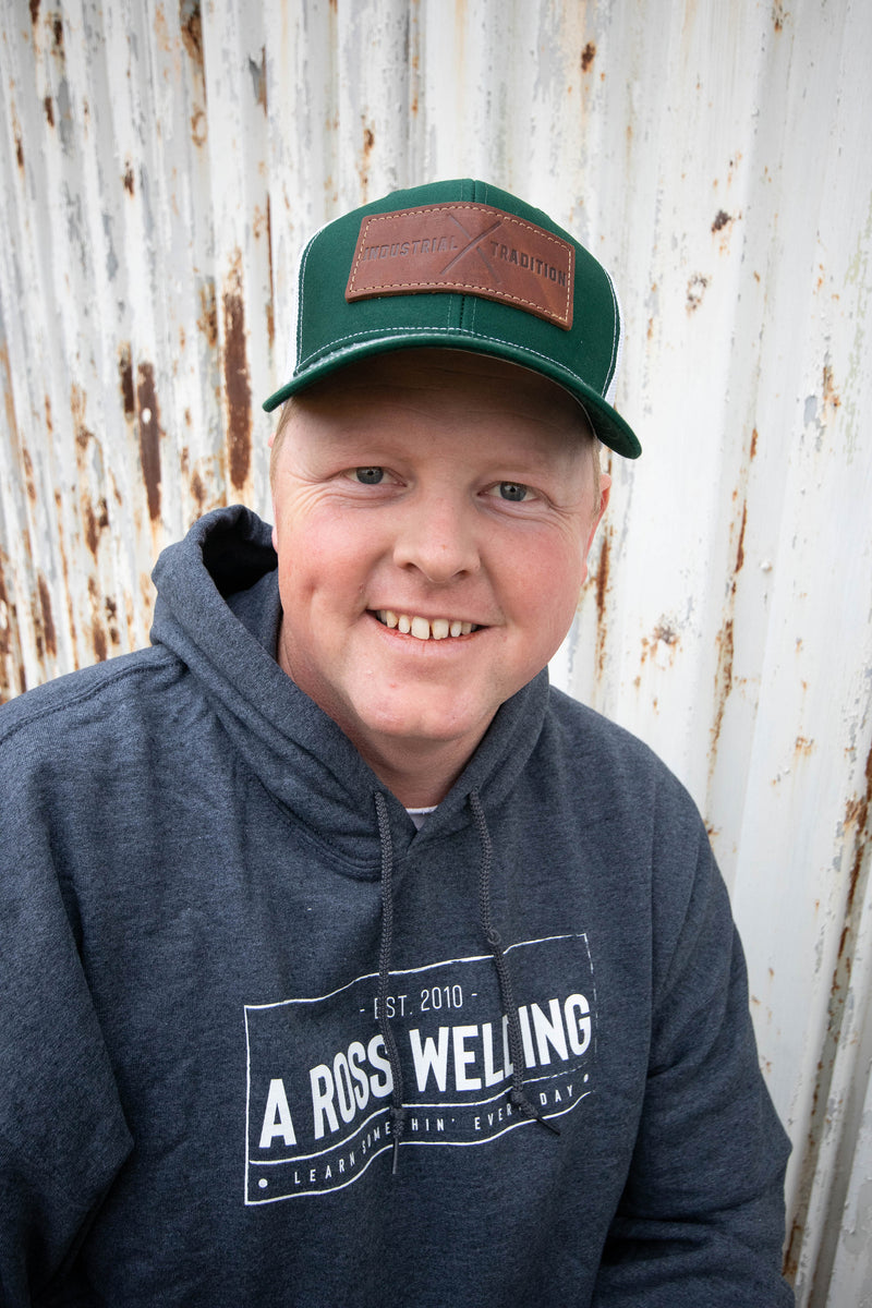 IT006 - Ind. Trad. Leather Patch Trucker Hat